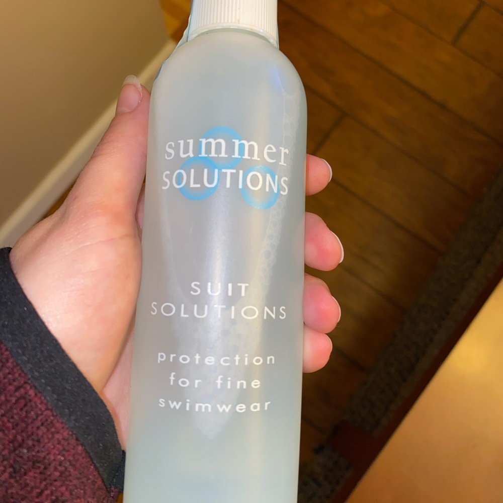 Never opened swimming solution
